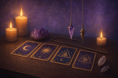tirage de cartes et radiestesie