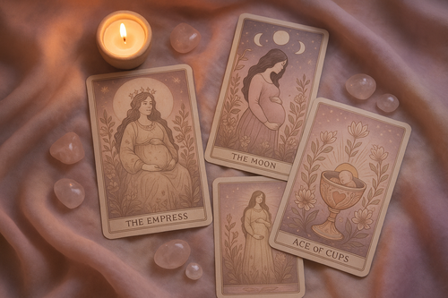 tirage de cartes grossessse accouchement